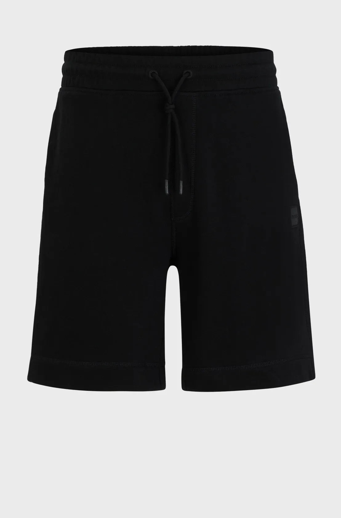 short-boss-homme-noir-a-plat