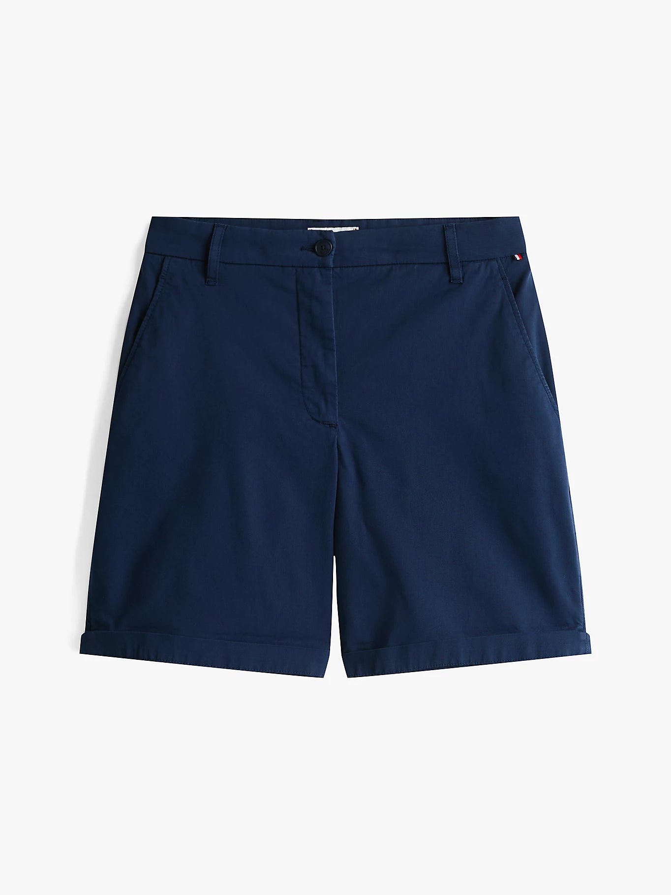 short-chino-tommy-hilfiger-femme-marine-plat