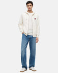 sweat-a-capuche-tommy-hilfiger-beige-porte