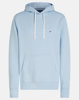 sweat-a-capuche-tommy-hilfiger-bleu-a-plat