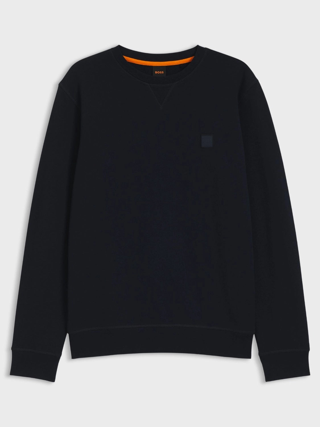 sweat-boss-marine-homme-a-plat-face