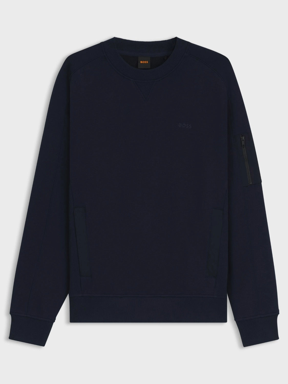sweat-boss-marine-homme-a-plat