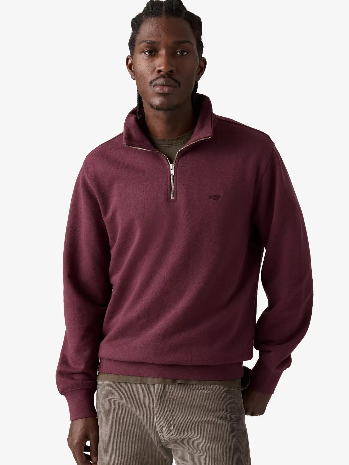 sweat-camionneur-levis-homme-bordeaux-A86060021-face