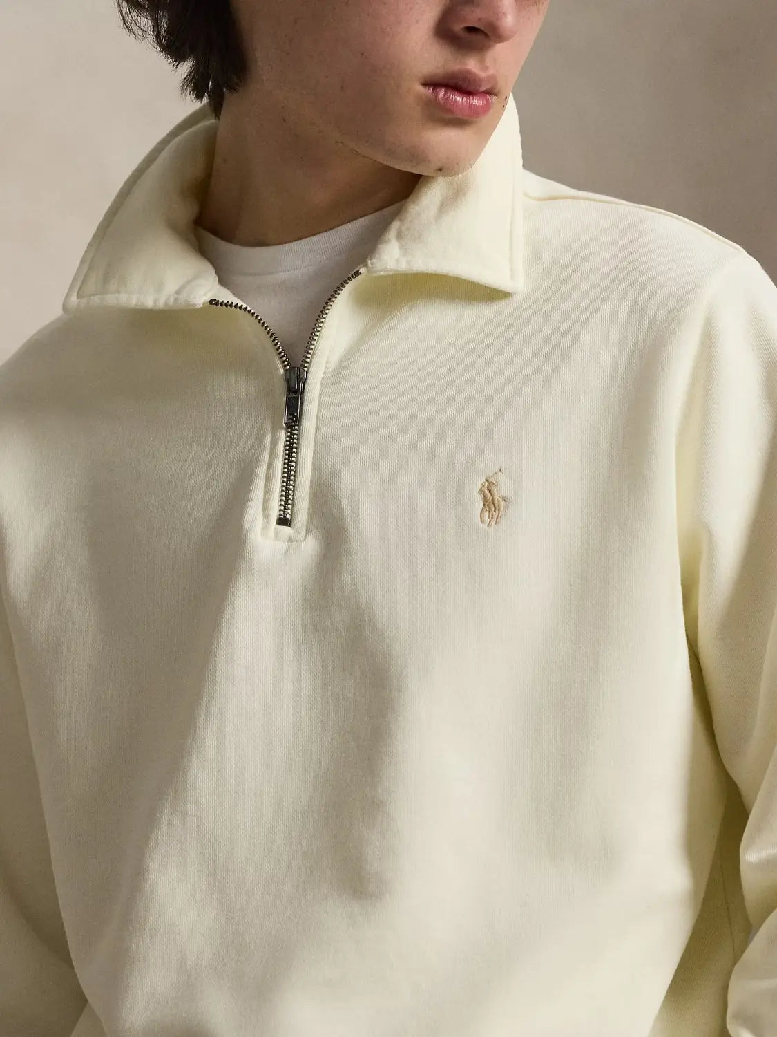 sweat-camionneur-ralph-lauren-beige-homme-710B18911002-zoom