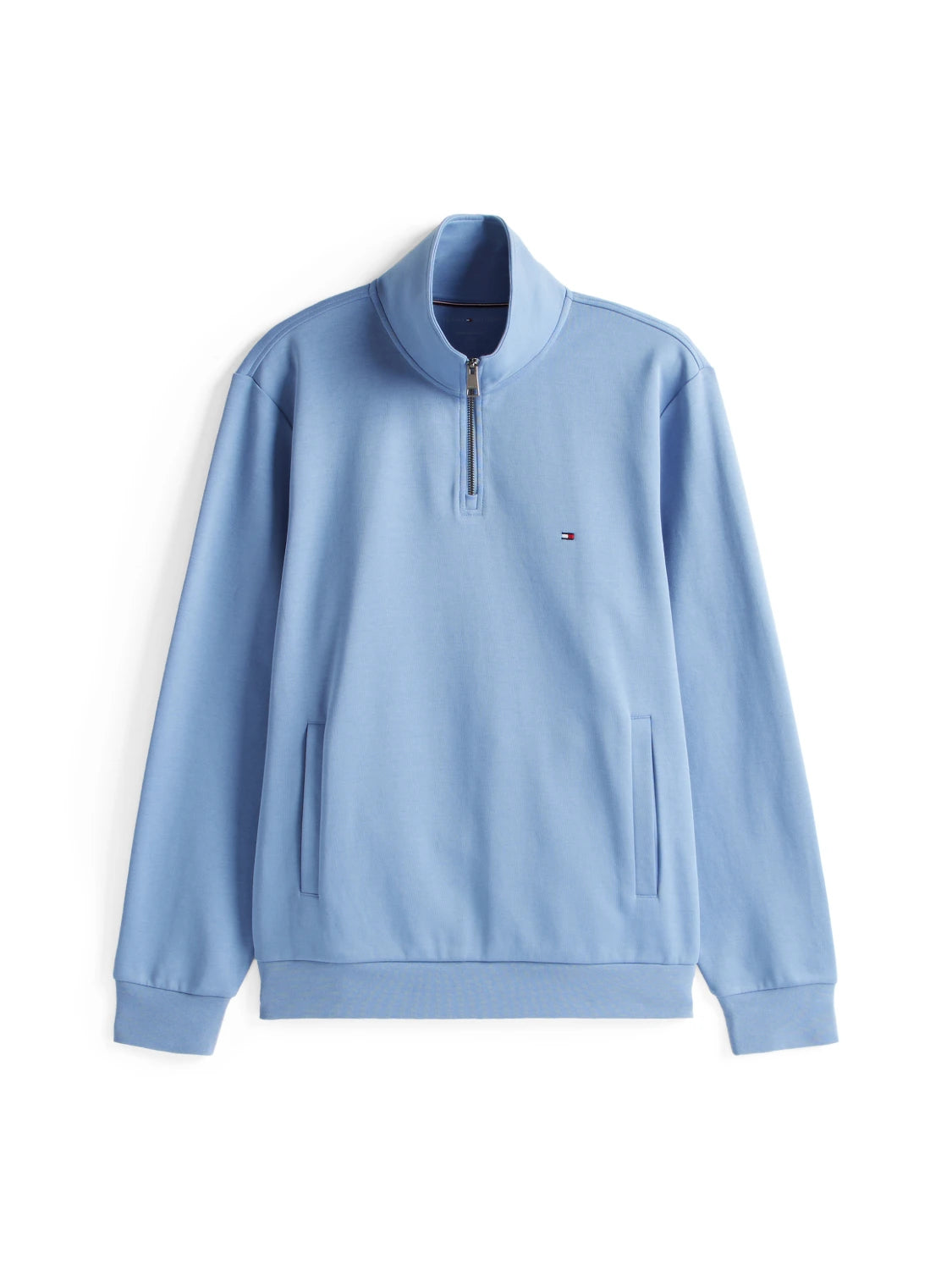 sweat-camionneur-tommy-hilfiger-bleu-homme-a-plat