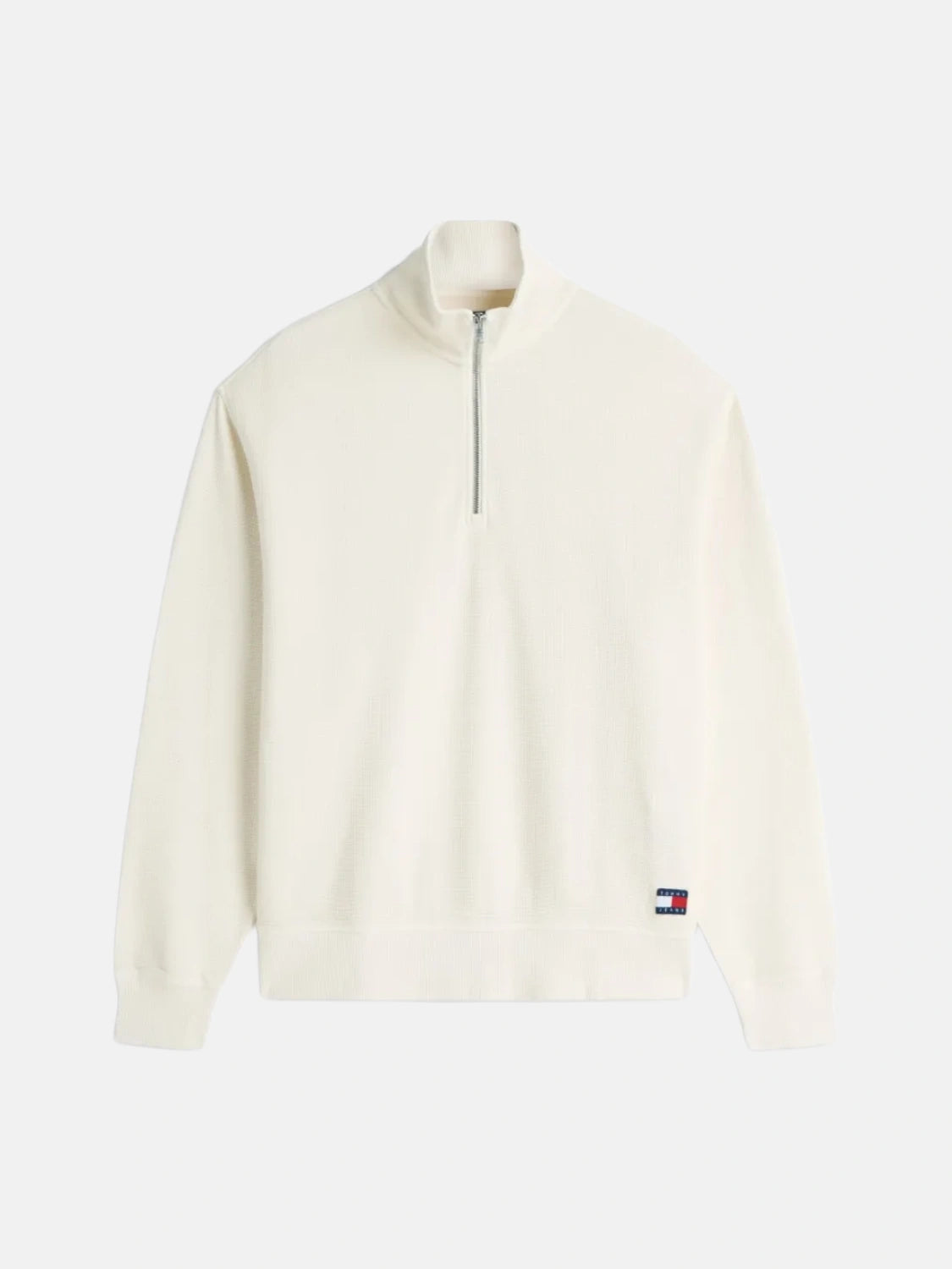sweat-camionneur-tommy-jeans-blanc-a-plat