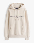 sweat-capuche-tommy-hilfiger-beige-homme-a-plat