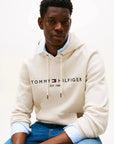sweat-capuche-tommy-hilfiger-beige-homme-zoom