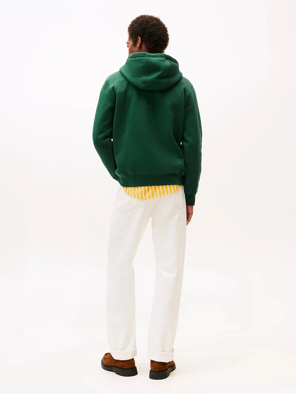 sweat-capuche-tommy-hilfiger-vert-homme-dos