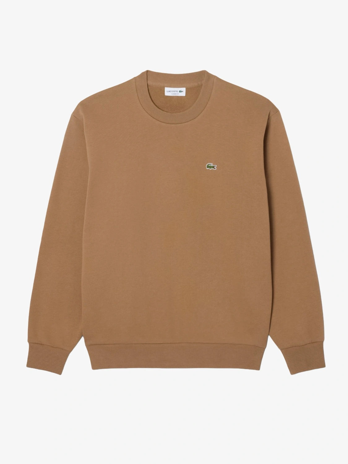 sweat-lacoste-marron-homme-SH8868-00-SIX-a-plat