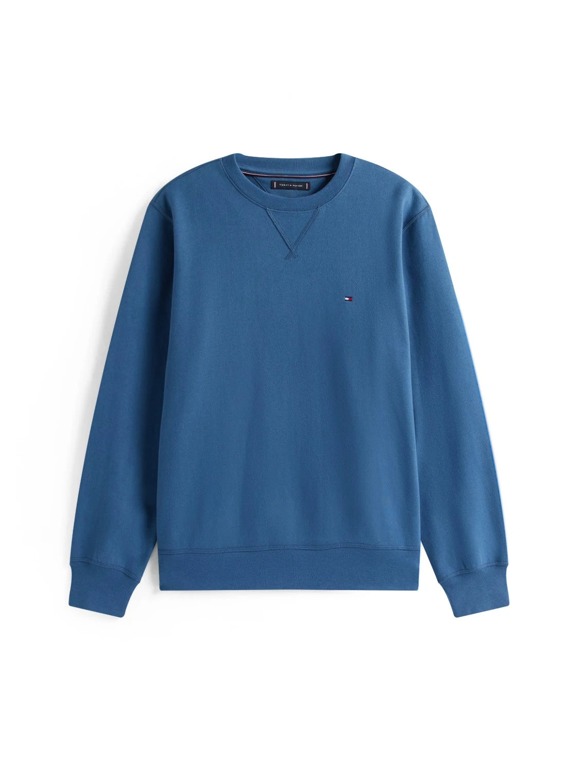 sweat-tommy-hilfiger-bleu-homme-a-plat