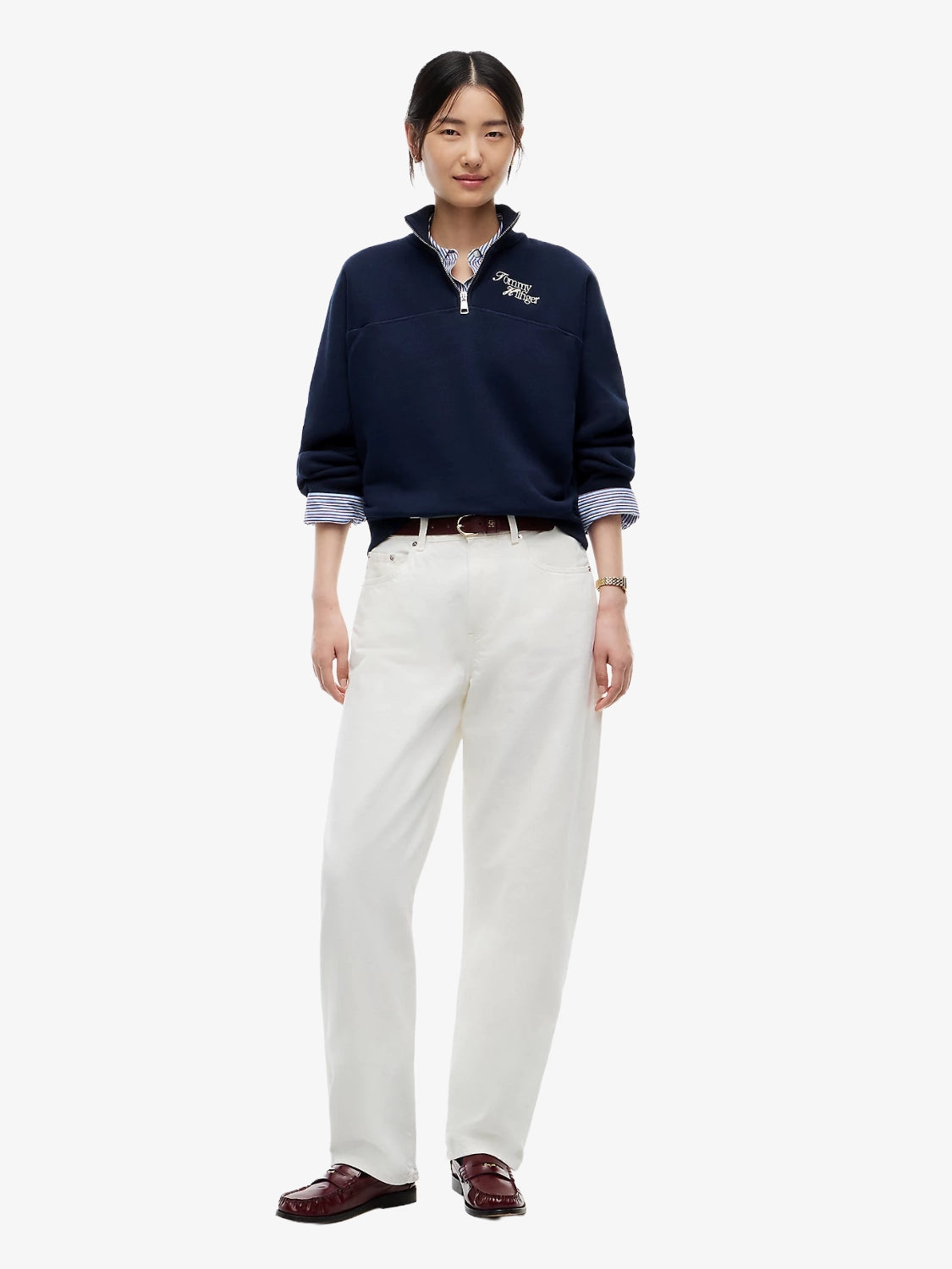sweat-tommy-hilfiger-marine-porte-ww0ww51878c1g