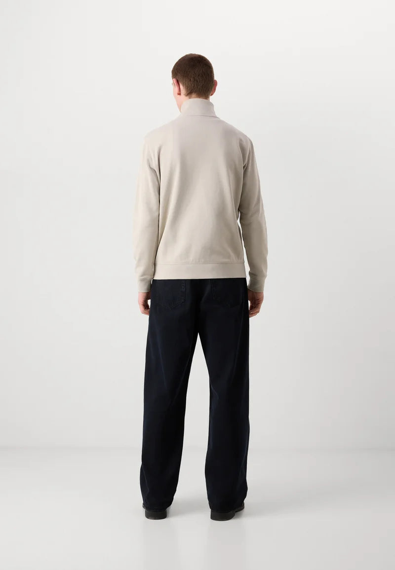 sweat-zippe-boss-beige-homme-porte-dos