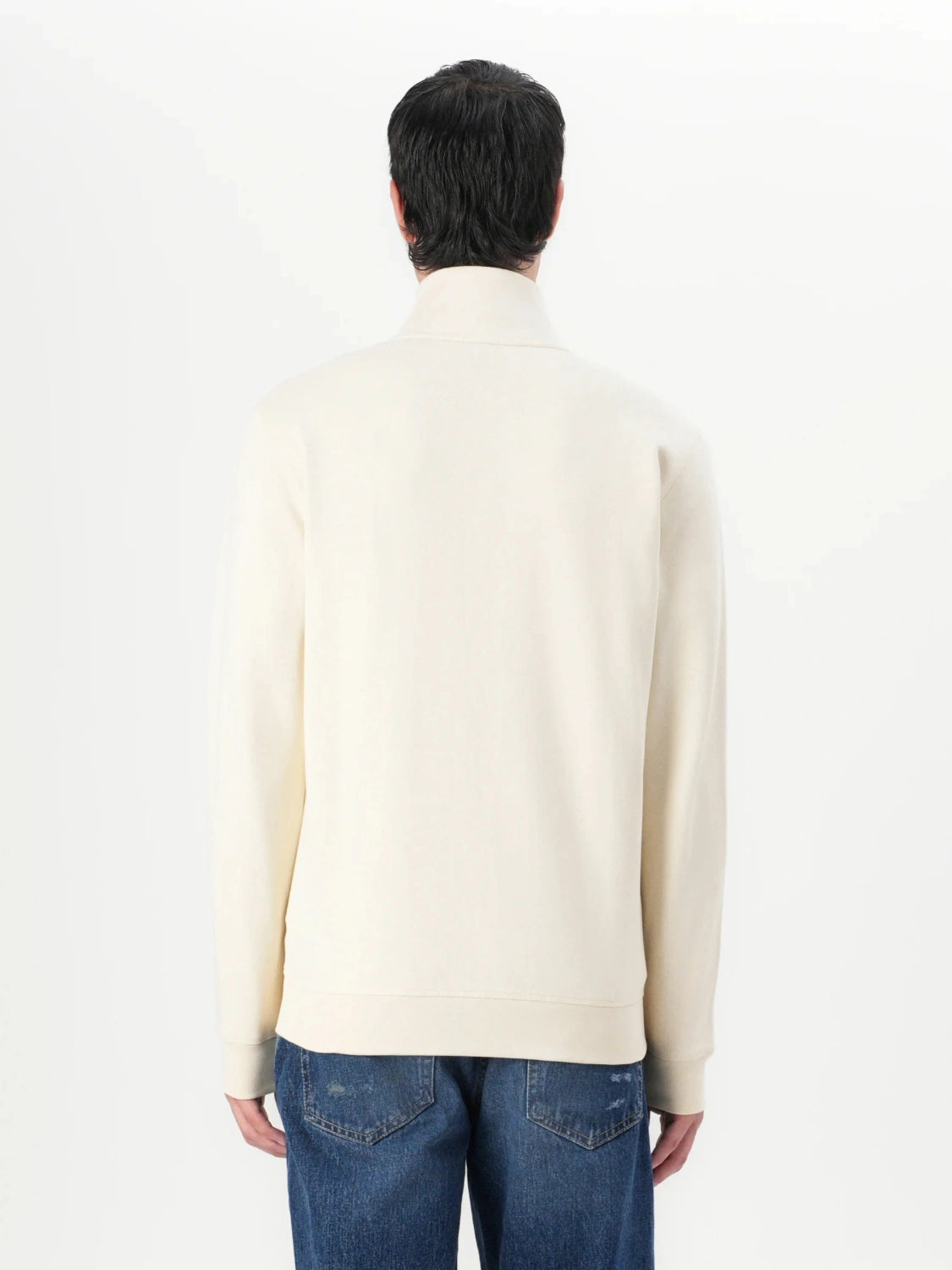 sweat-zippe-boss-home-jaune-dos