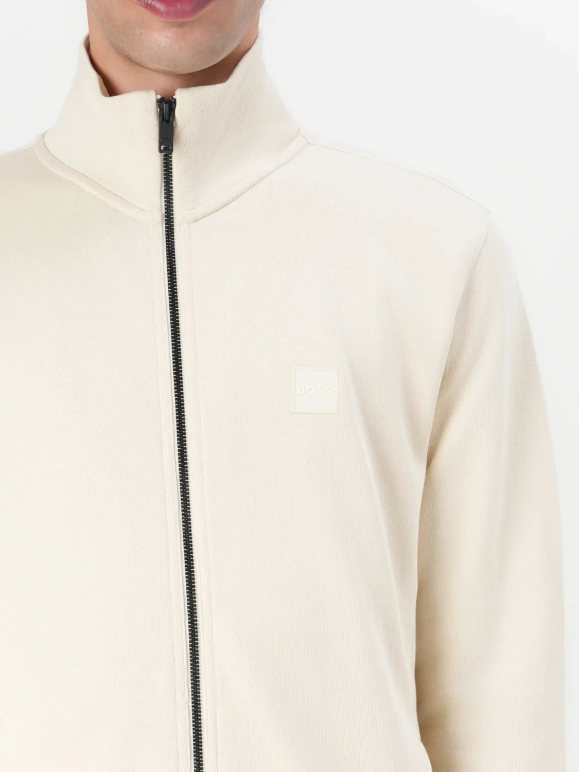 sweat-zippe-boss-home-jaune-zoom