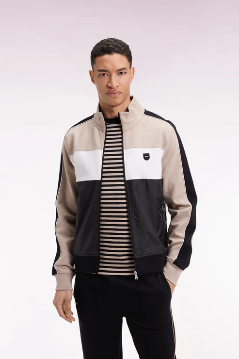 sweat-zippe-eden-park-beige-homme-face