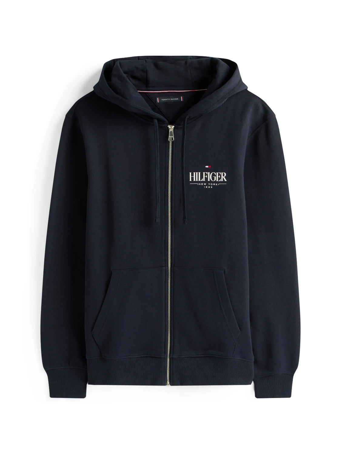 sweat-zippe-tommy-hilfiger-marine-homme-a-plat