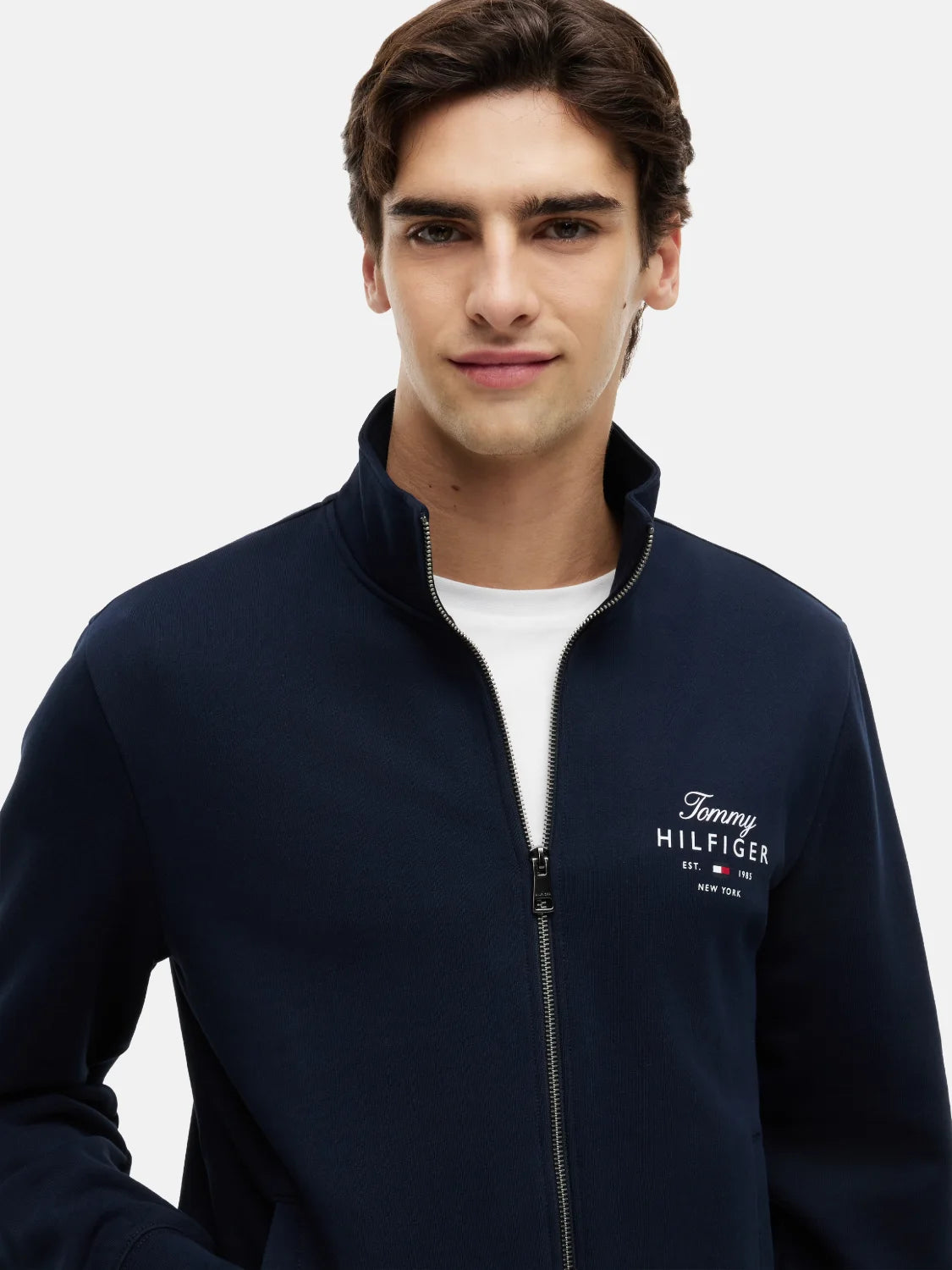 sweat-zippe-tommy-hilfiger-marine-zoom