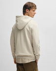 Sweat à capuche BOSS beige | Georgespaul           