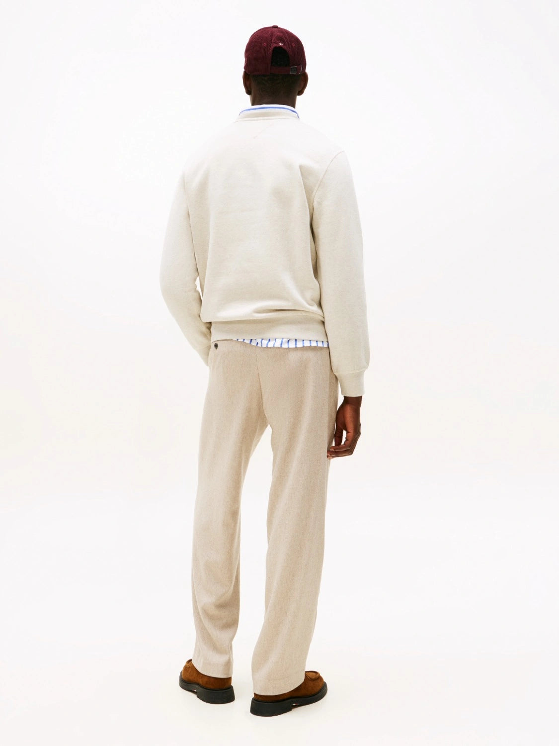 sweatshirt-tommy-hilfiger-beige-homme-dos