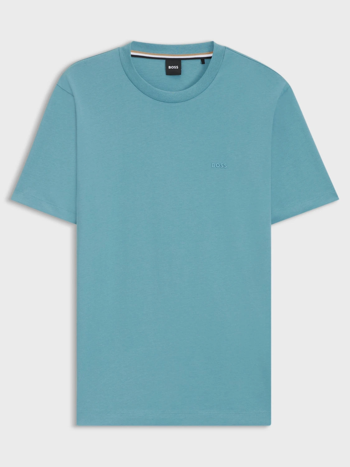 t-shirt-boss-bleu-homme-a-plat