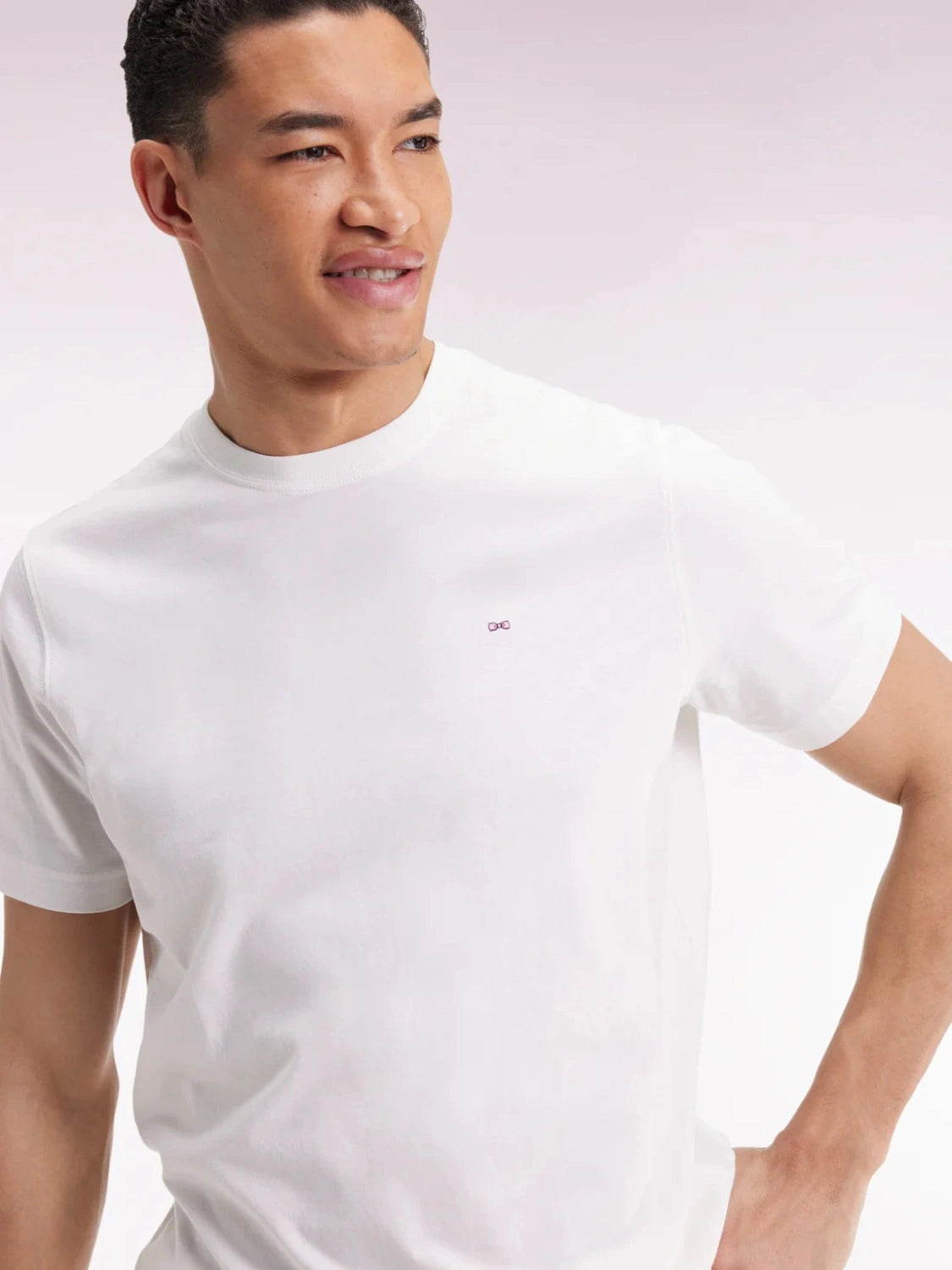 t-shirt-eden-park-basique-blanc-homme-face-zoom
