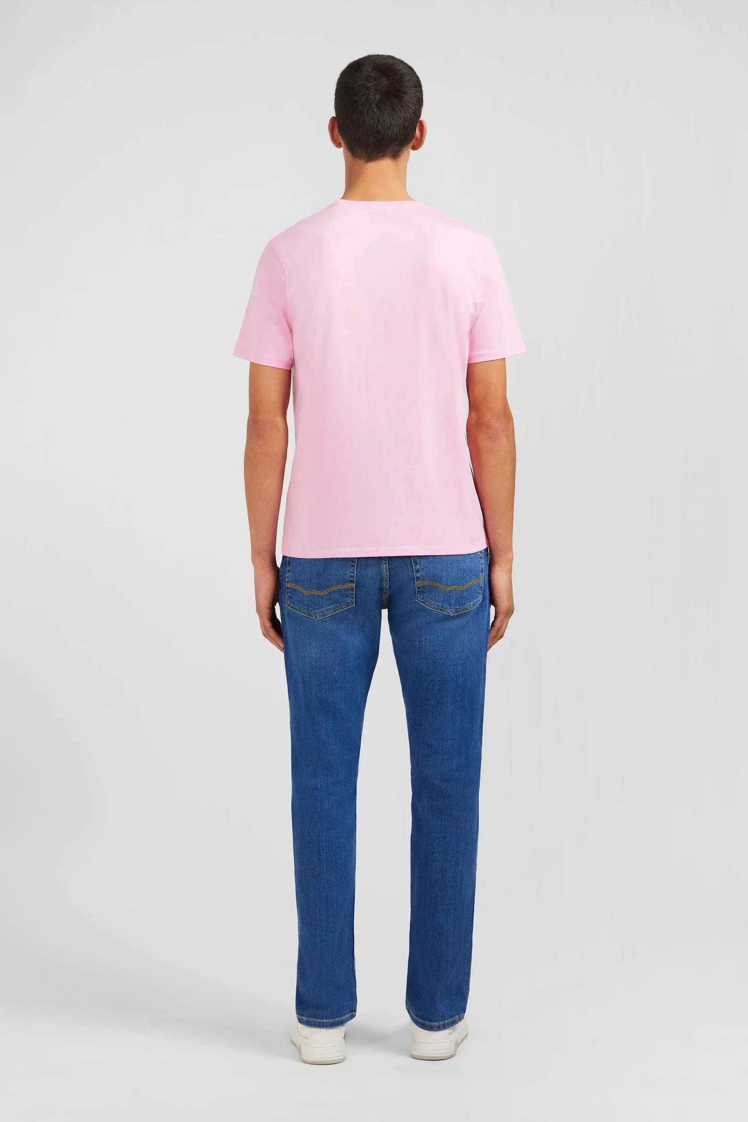 t-shirt-eden-park-homme-rose-dos