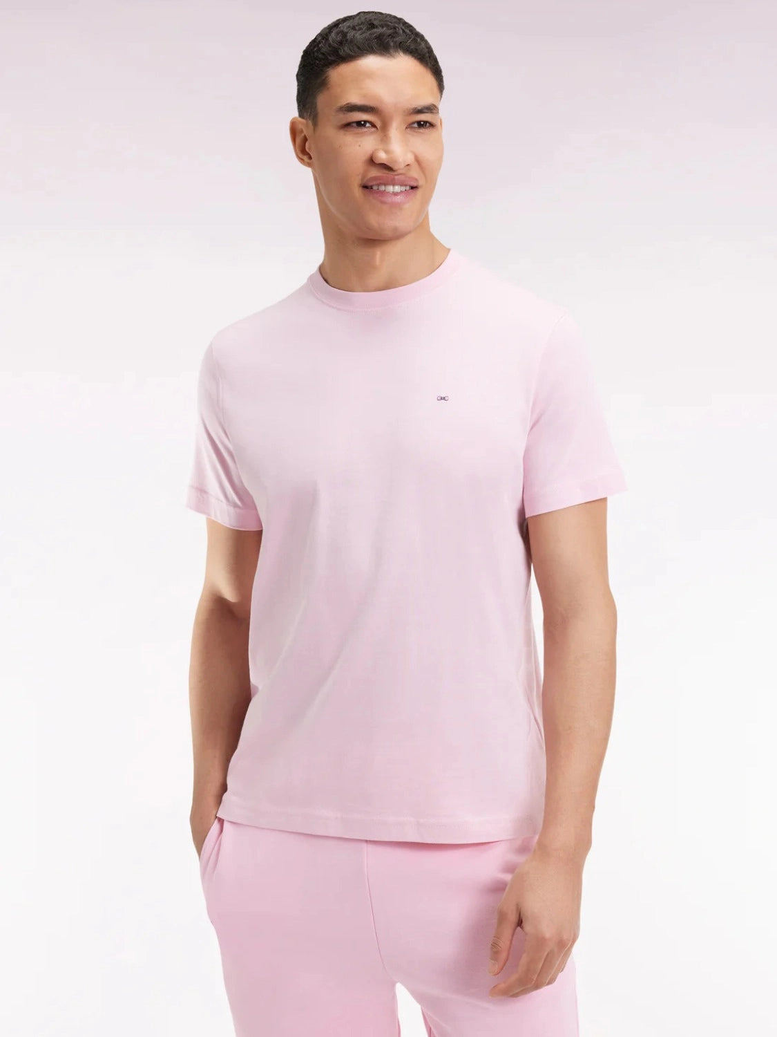t-shirt-eden-park-rose-homme-face
