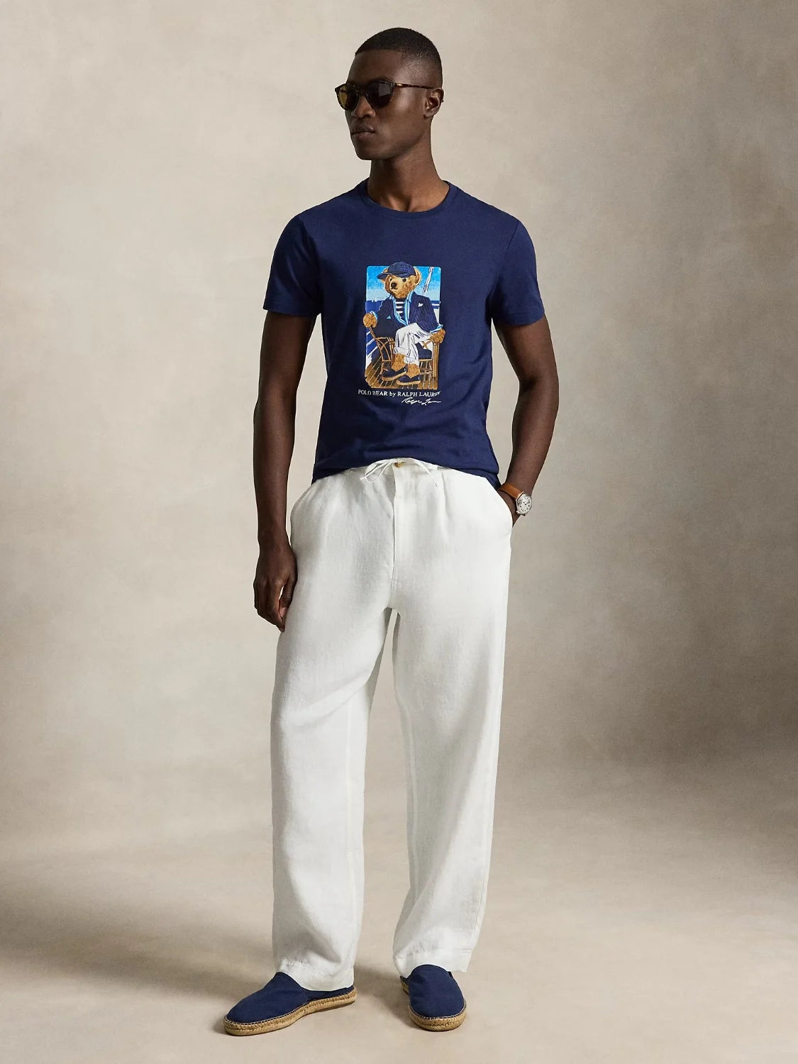 t-shirt-ralph-lauren-bear-marine-homme-710B21964001-porte-face