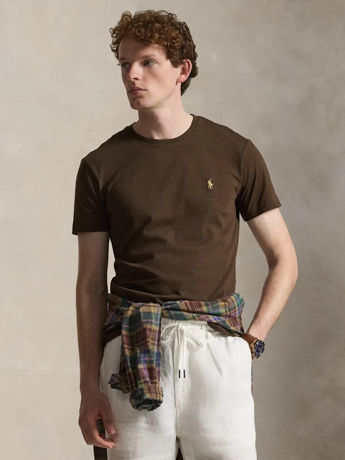 t-shirt-ralph-lauren-marron-homme-710671438533-face
