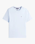 t-shirt-tommy-hilfiger-bleu-coton-homme-a-plat