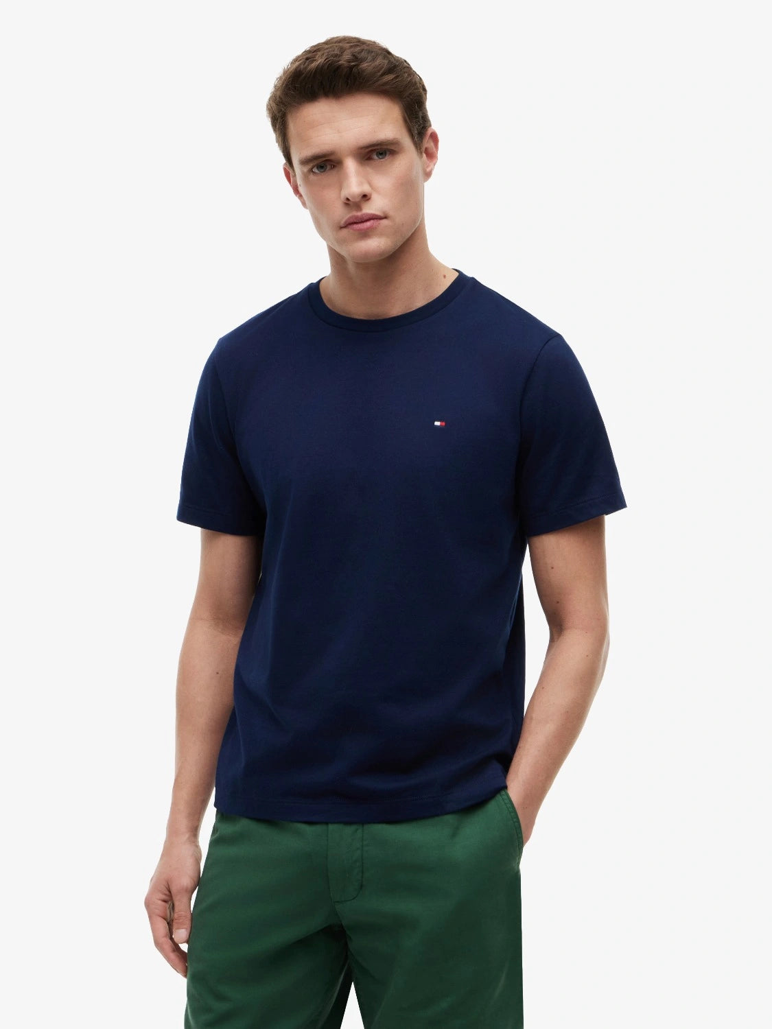 t-shirt-tommy-hilfiger-bleu-homme-MW0MW39995DCC-face