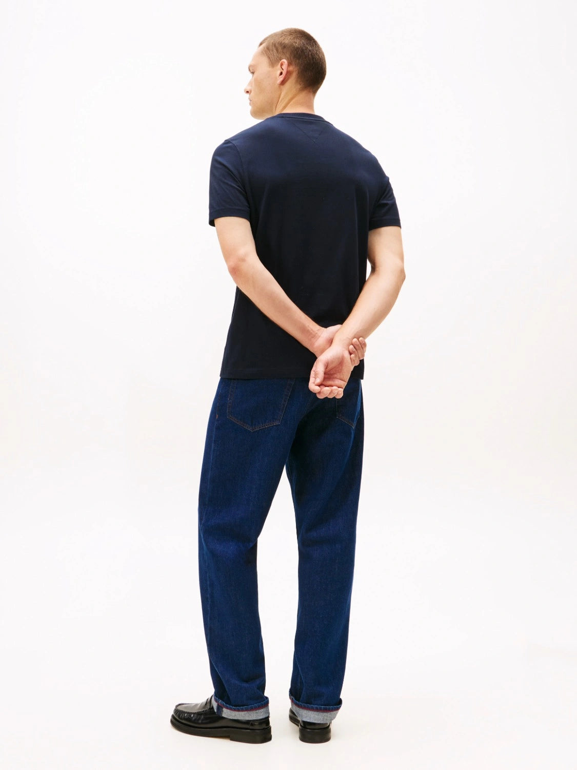 t-shirt-tommy-hilfiger-marine-homme-dos