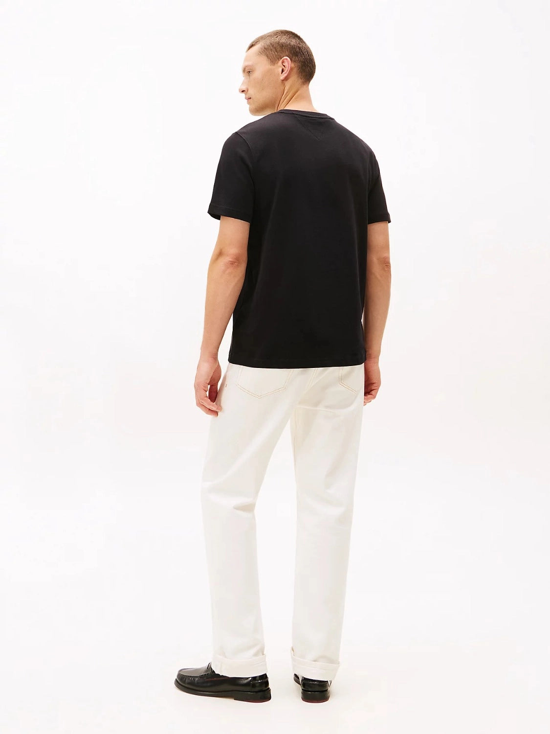 t-shirt-tommy-hilfiger-noir-homme-dos