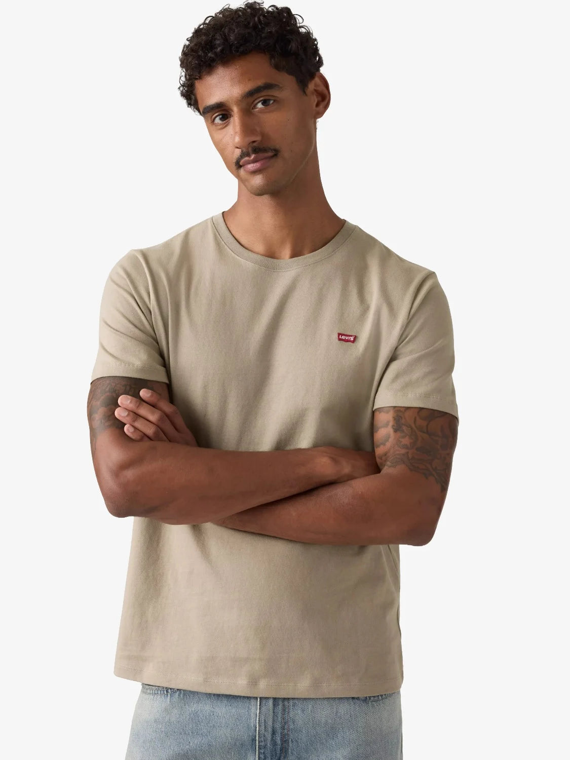tee-shirt-levis-beige-homme-566050301-face