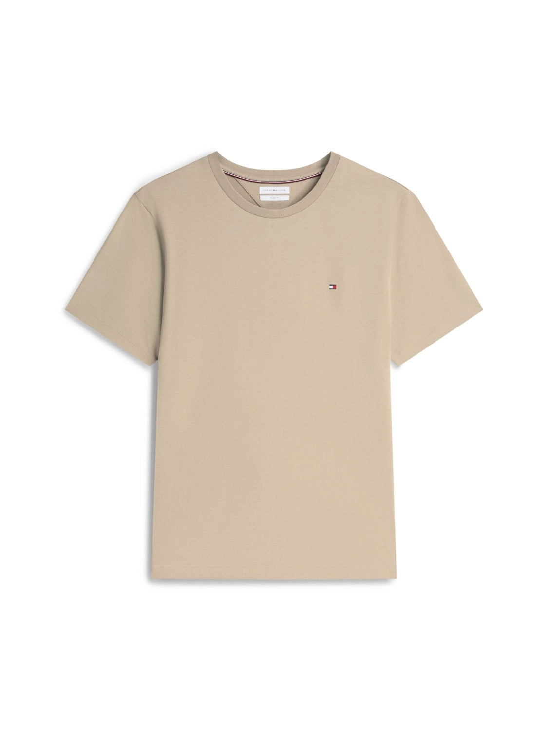 tee-shirt-tommy-hilfiger-beige-homme-MW0MW39995AEG-a-plat
