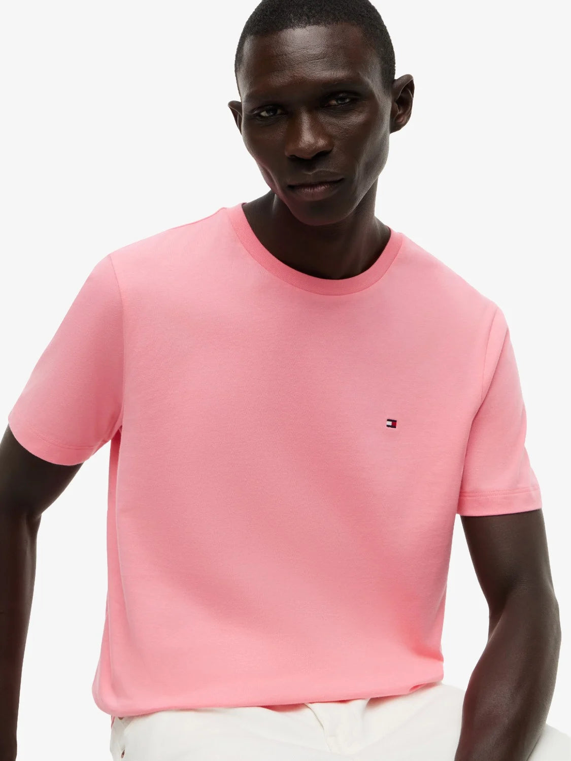 tee-shirt-tommy-hilfiger-rose-homme-MW0MW39995THH-zoom