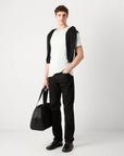 tshirt-boss-homme-bleu-profil