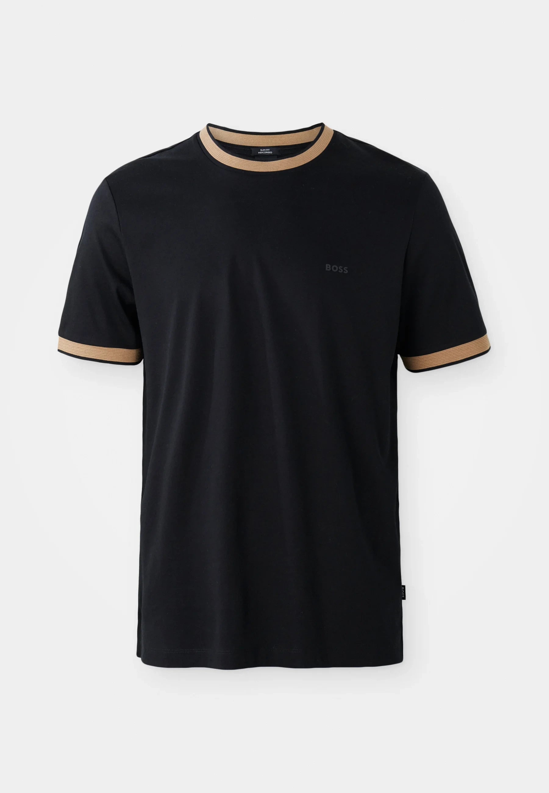 tshirt-boss-noir-homme-a-plat