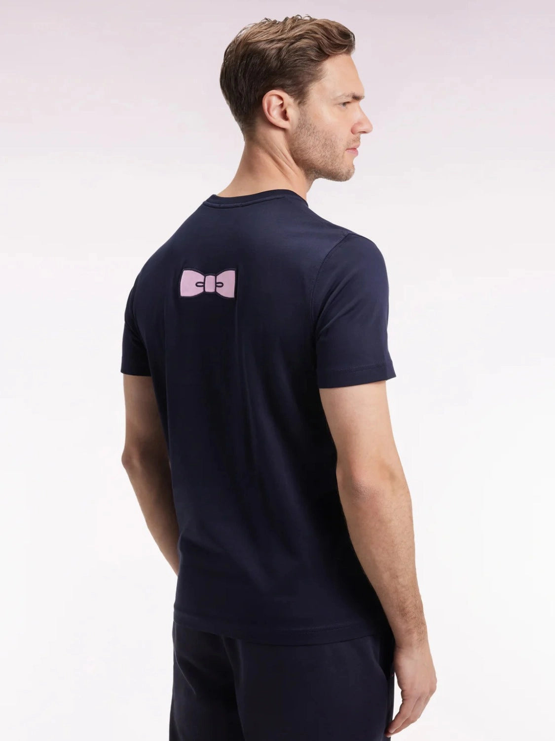 tshirt-eden-park-basique-marine-homme-profil