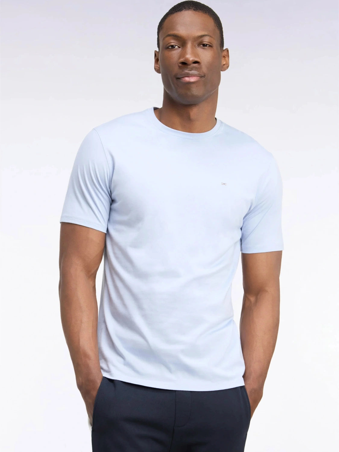 tshirt-eden-park-bleu-porte-h26maitc0005blc6