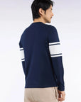 tshirt-eden-park-marine-dos-h26maitl0004blf