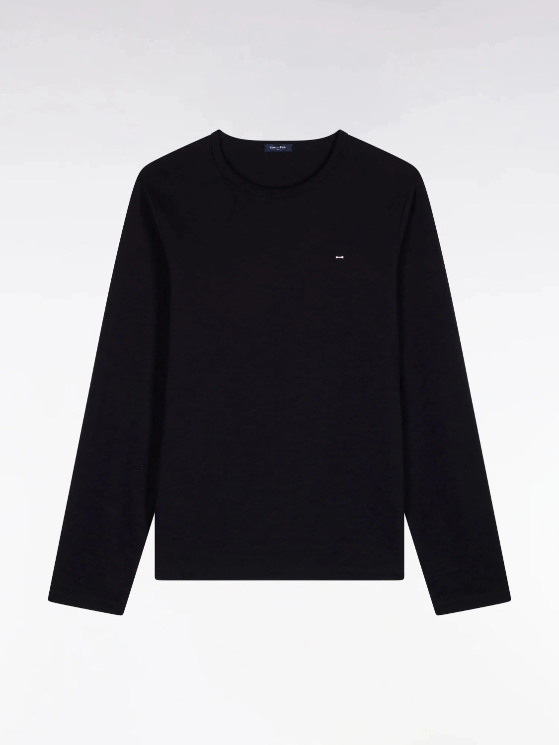 tshirt-eden-park-noir-a-plat-h26maitl0006no