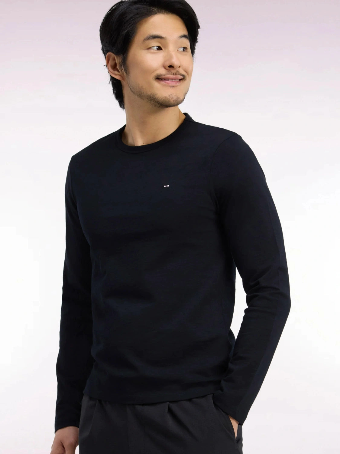 tshirt-eden-park-noir-face-h26maitl0006no