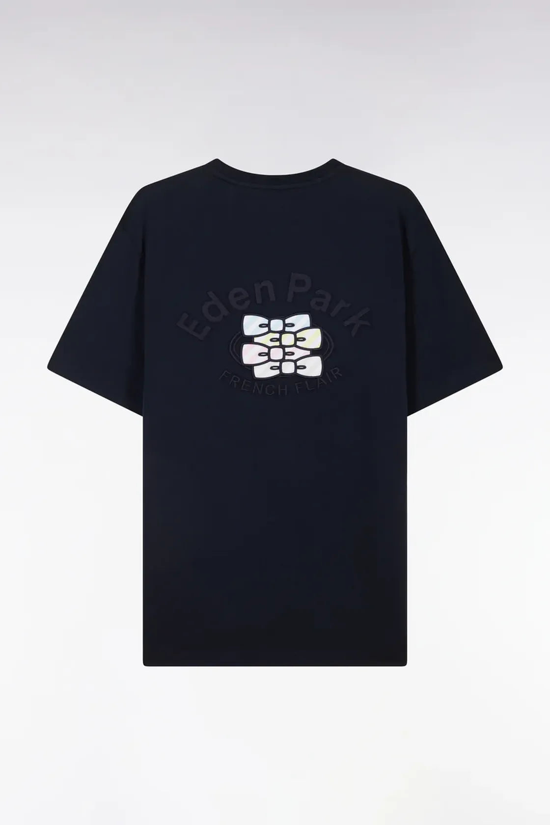tshirt-edenpark-homme-marine-a-plat-dos