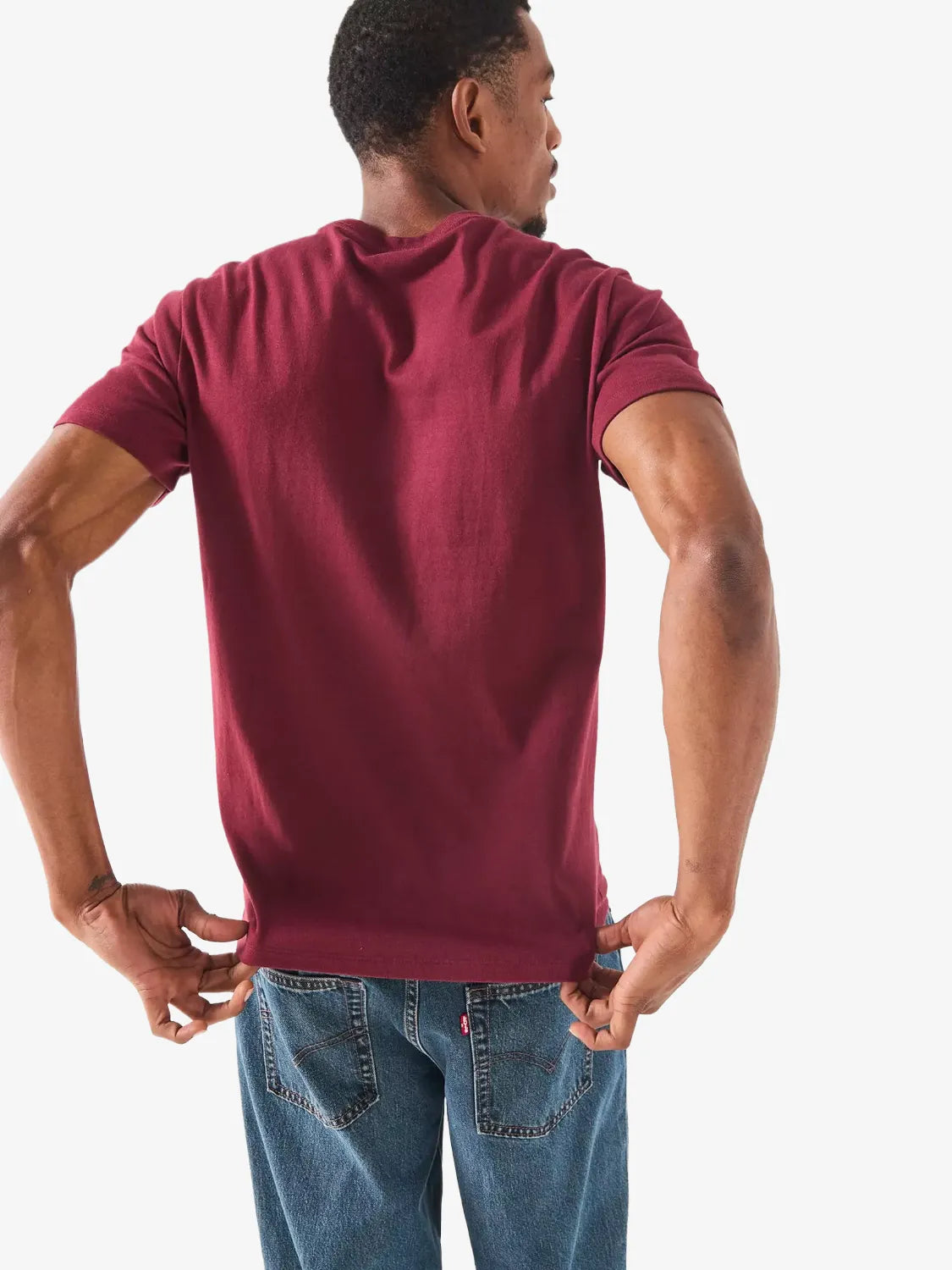tshirt-levis-bordeaux-coton-dos-566050-3000