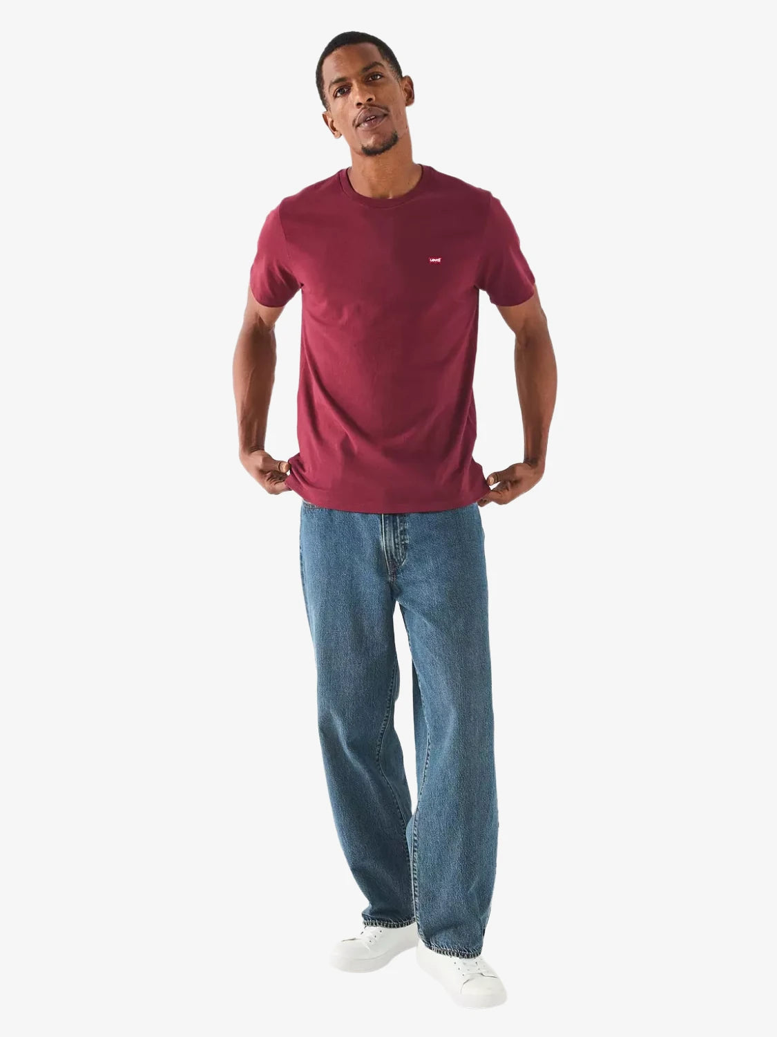 tshirt-levis-bordeaux-coton-porte-566050-3000
