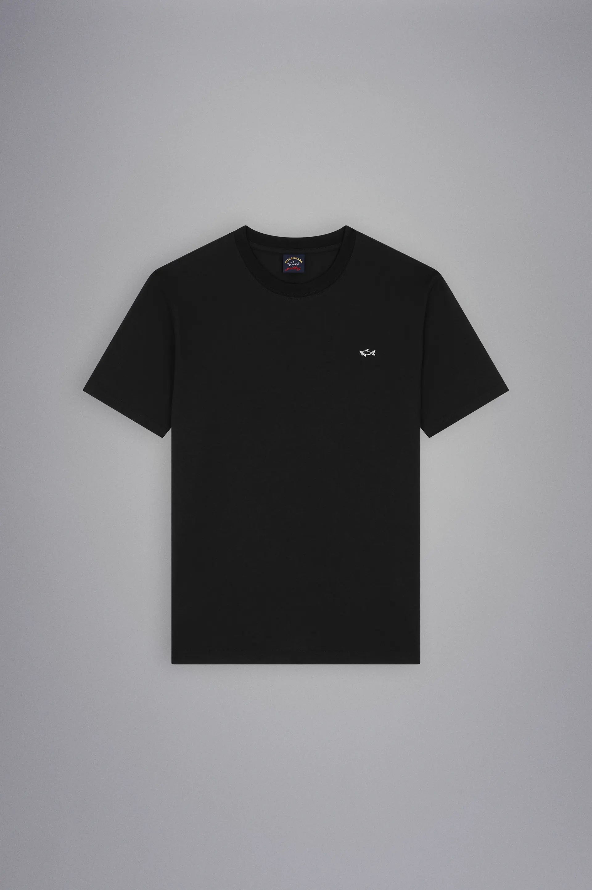 tshirt-paul-shark-noir-c0p1092-plat