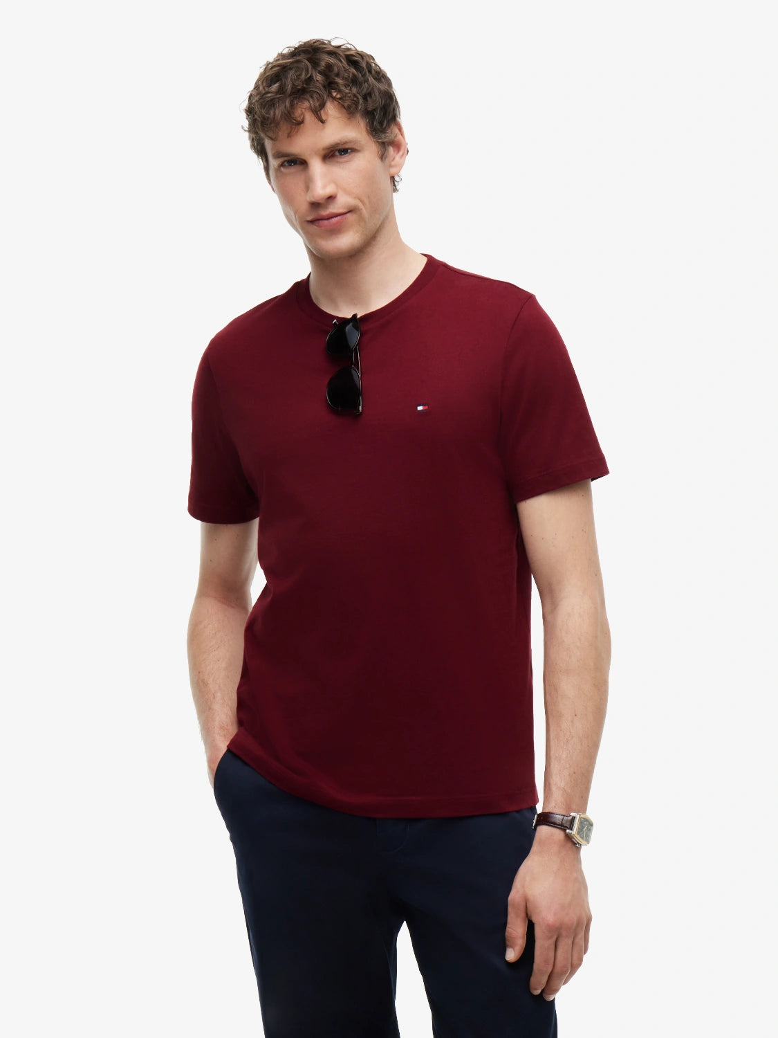 tshirt-tommy-hilfiger-bordeaux-face-mw0mw39995vlp