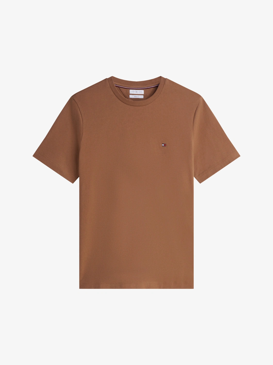 tshirt-tommy-hilfiger-marron-a-plat-mw0mw39995gvh